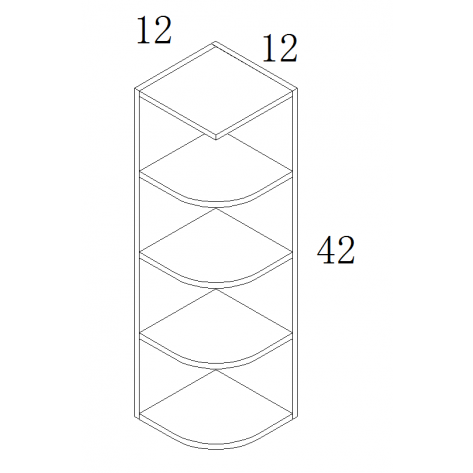 OE1242 Open Shelf