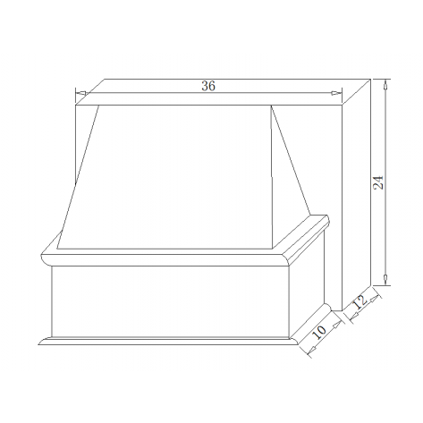 REH3624 Hood Cover