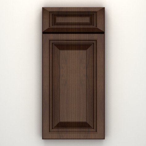 Walnut Glaze Sample door