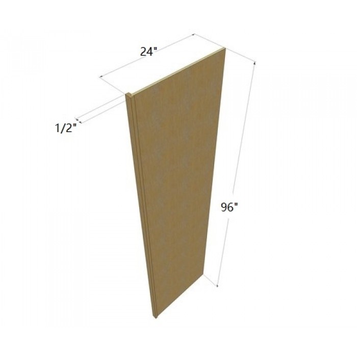 REP11/2 Refrigerator Return End Panel Walnut Glaze KITCHEN