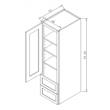 WD185415 Wall Drawer Cabinet